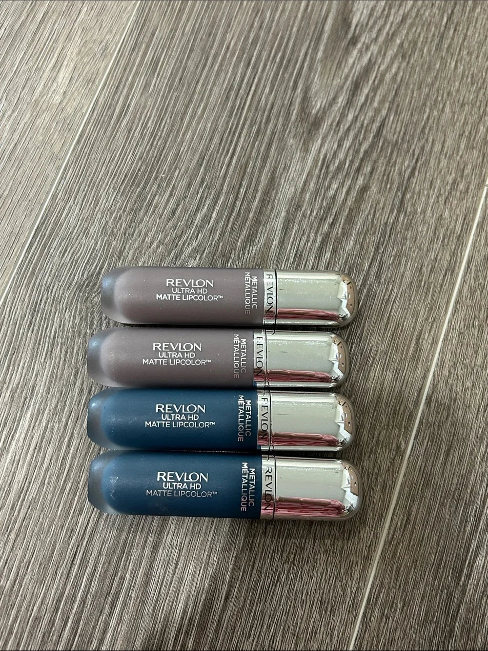4X Revlon Matte Lipcolor Set in Taupe and Teal